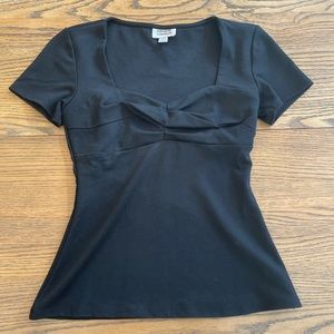 Black Cotton Pinup T Shirt by Unique Vintage NWOT